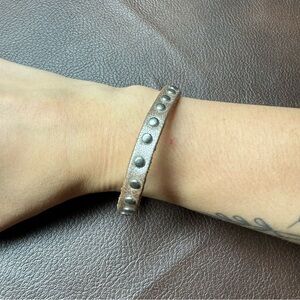 Silver Studded Bracelet
